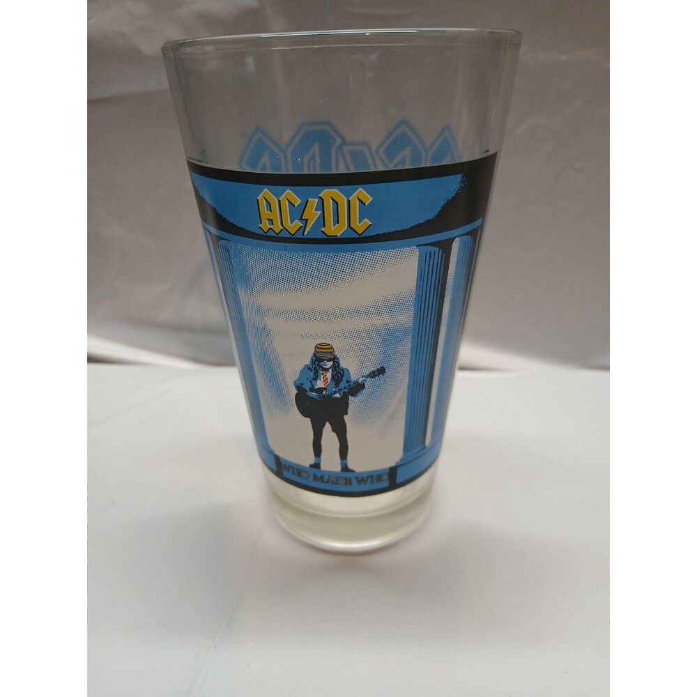 AC/DC "Who Made Who" Album Cover Art 2010 Live Nation Drinking Glass